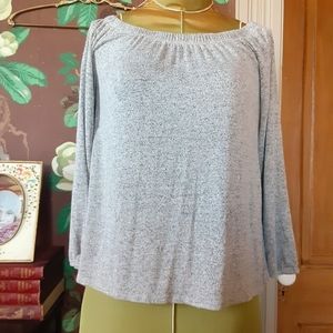 HOLLISTER Soft Heather Gray Top Size XS